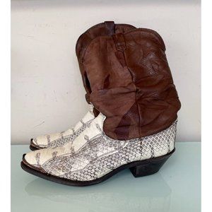Men's or Women's  DINGO Cowboy Western BootsHandmade Rattlesnake size 7.5